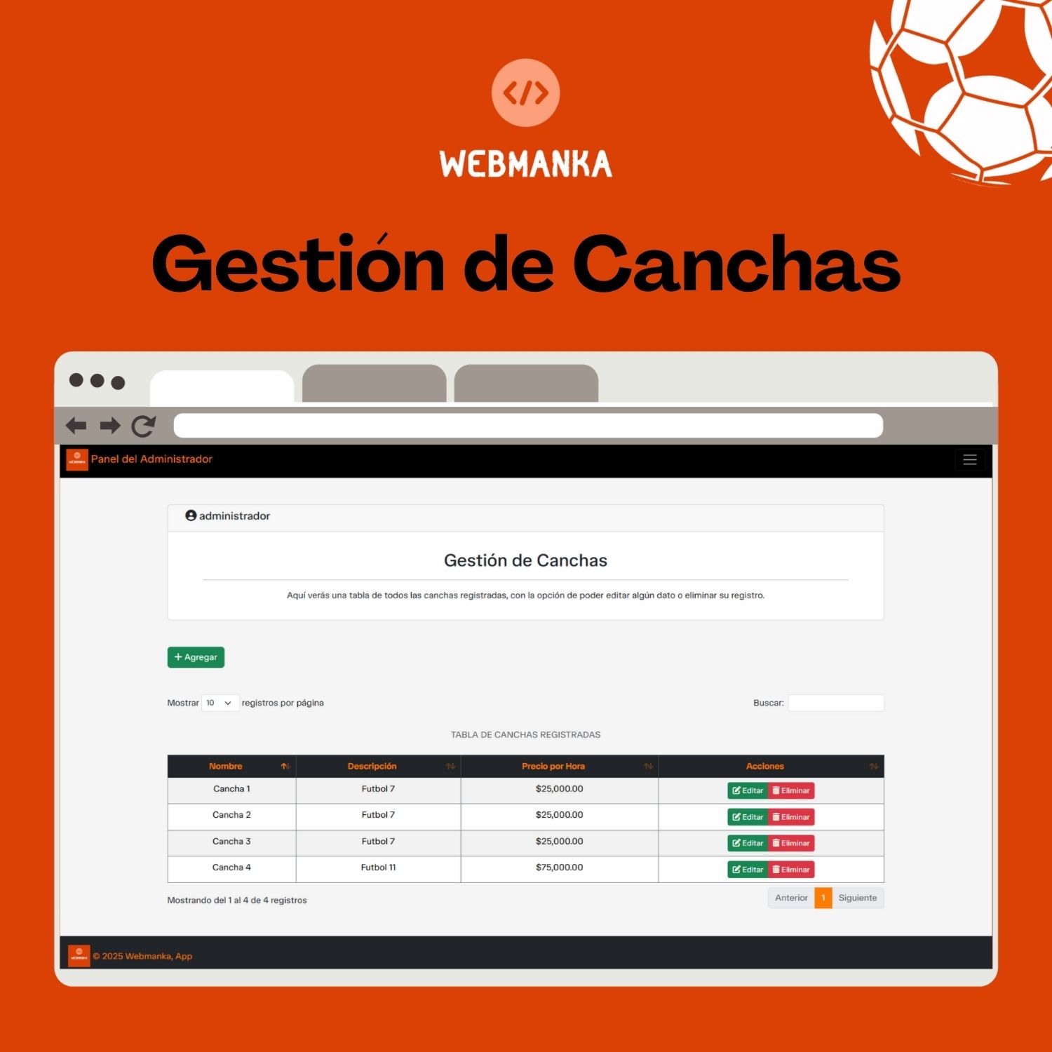 Sistema de reservas para canchas - Image 11